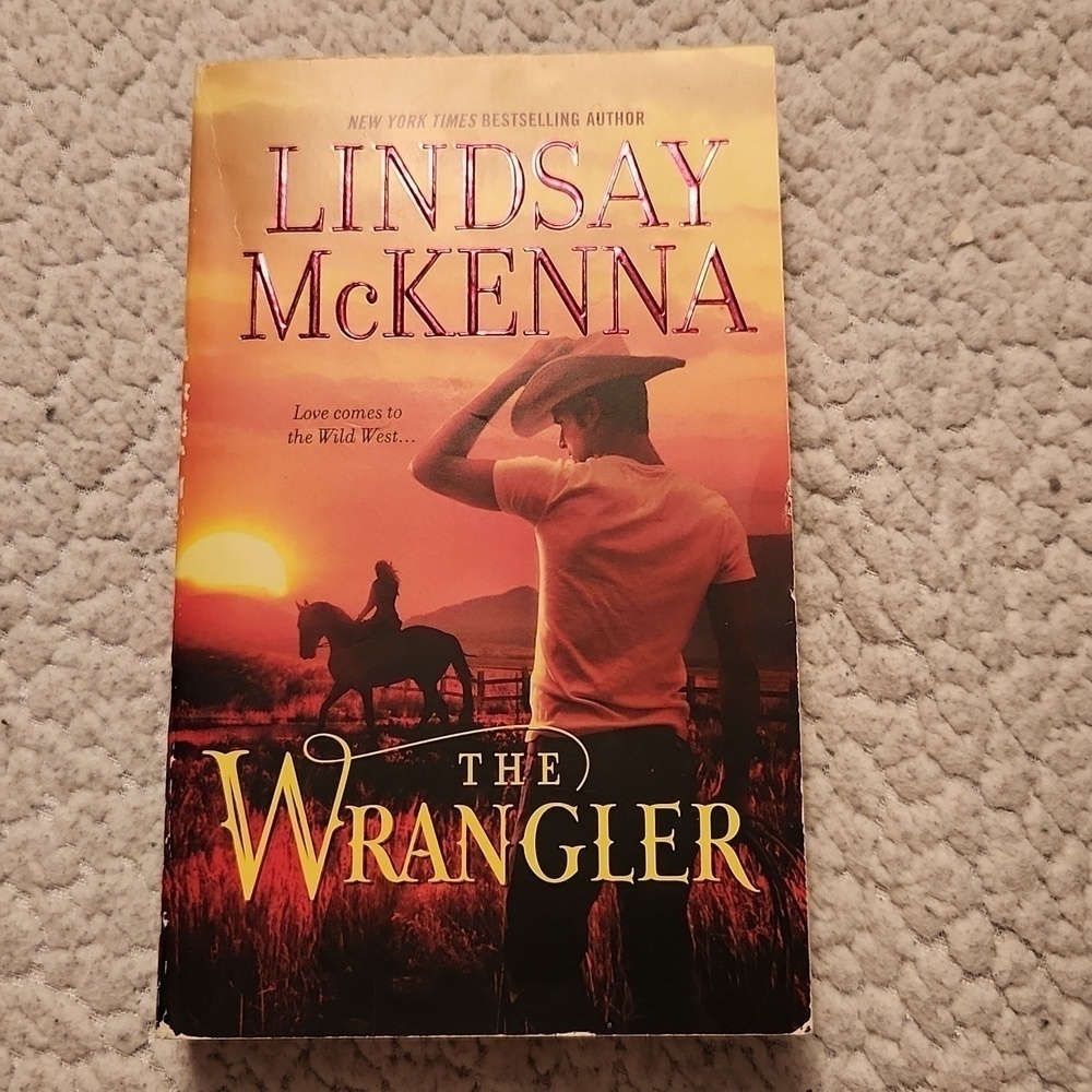Lindsay Mckenna The Wrangler best seller Western romance soft cover novel book